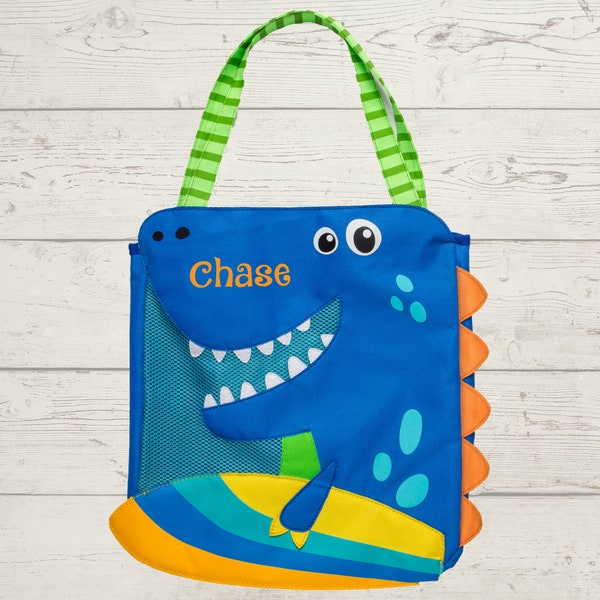 Sac de plage et jouets de sable pour enfants avec broderie personnalisée