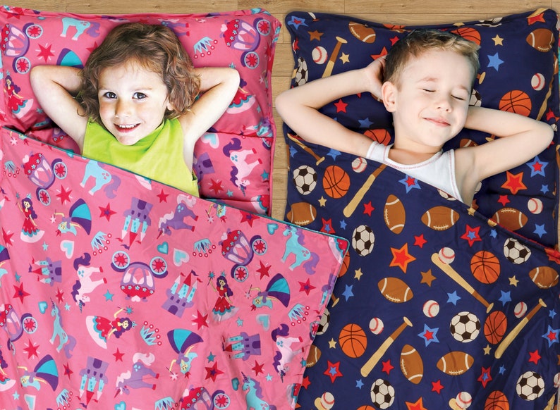 Nap Mat with Pillow and Blanket Attached Stephen Joseph FREE Etsy