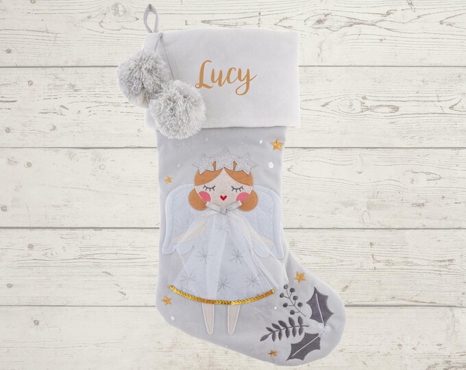 Personalized Christmas Stocking with name embroidered