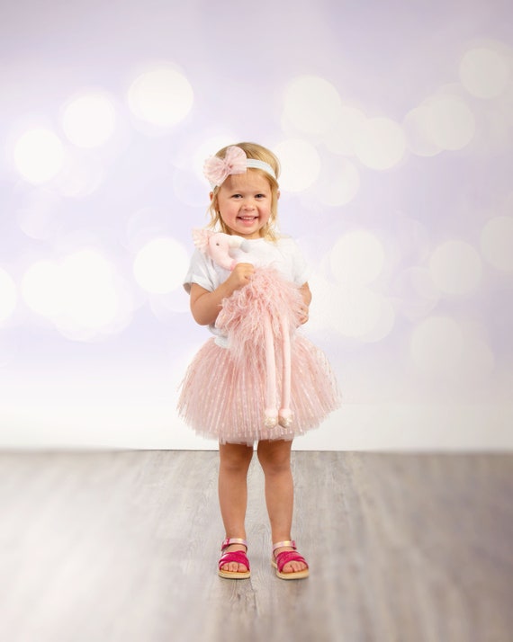 Personalized Girl's Outfit- Embroidered Shirt, Tutu, Headband and optional matching stuffed animal