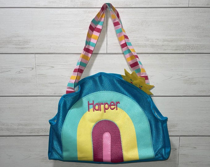 Children's Beach Bag and Sand Toys with Embroidery Personalization