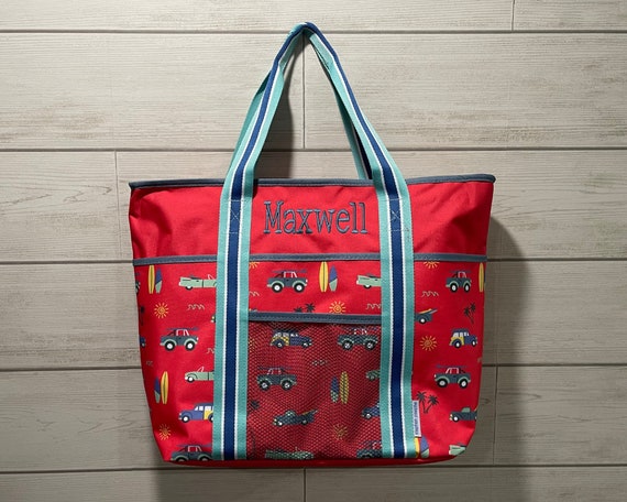 Children's Beach Tote with Embroidery Personalization