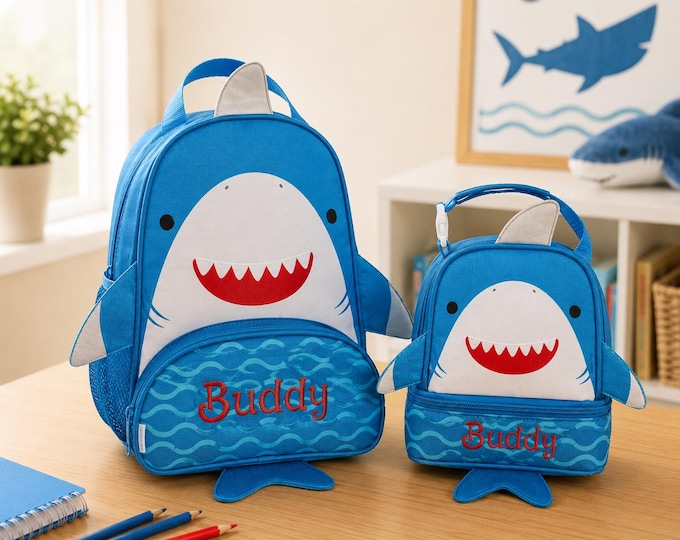 Children's Sidekick Backpack and Lunchpal Set: Embroidery Personalization 