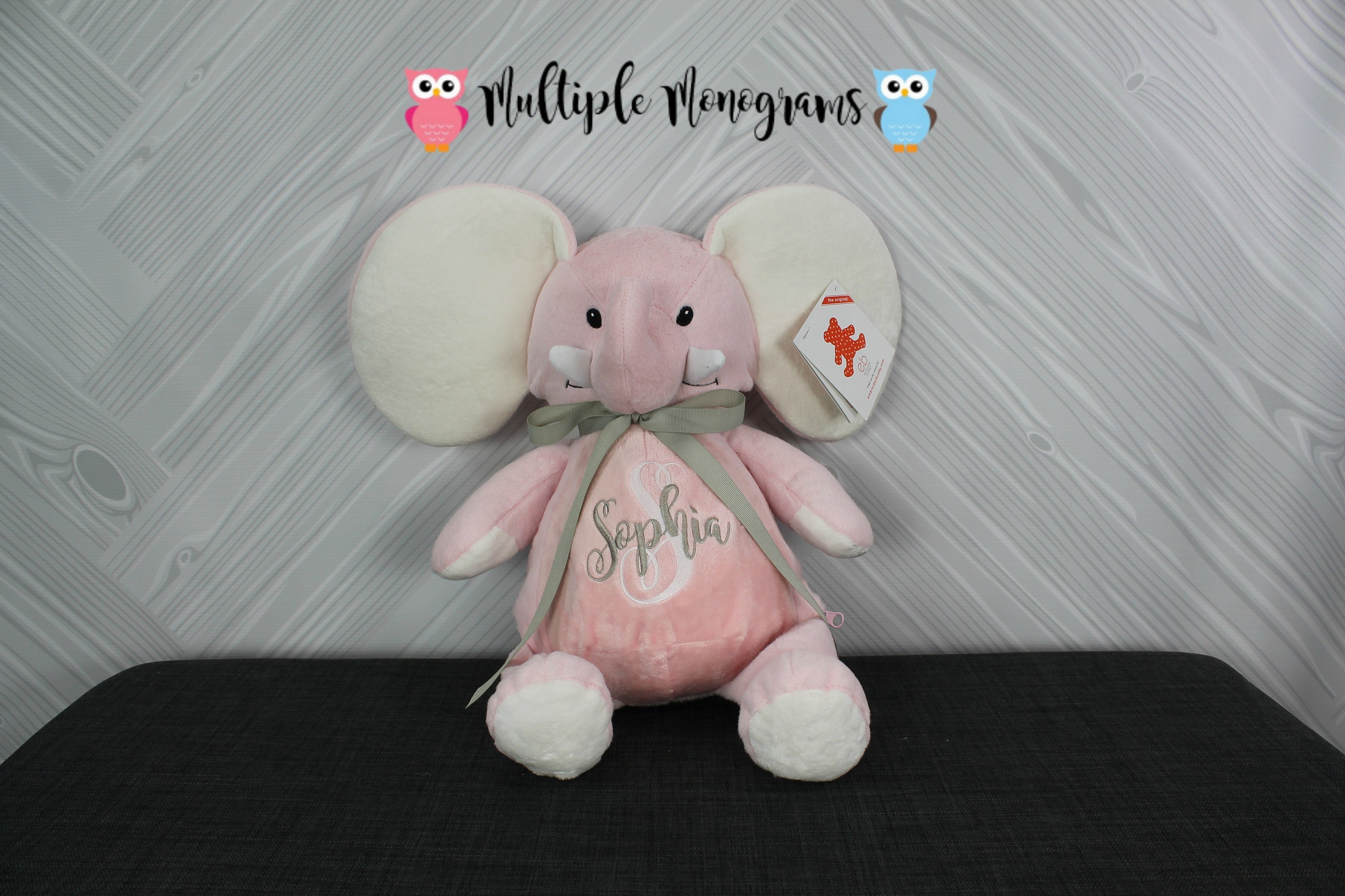 custom elephant stuffed animal