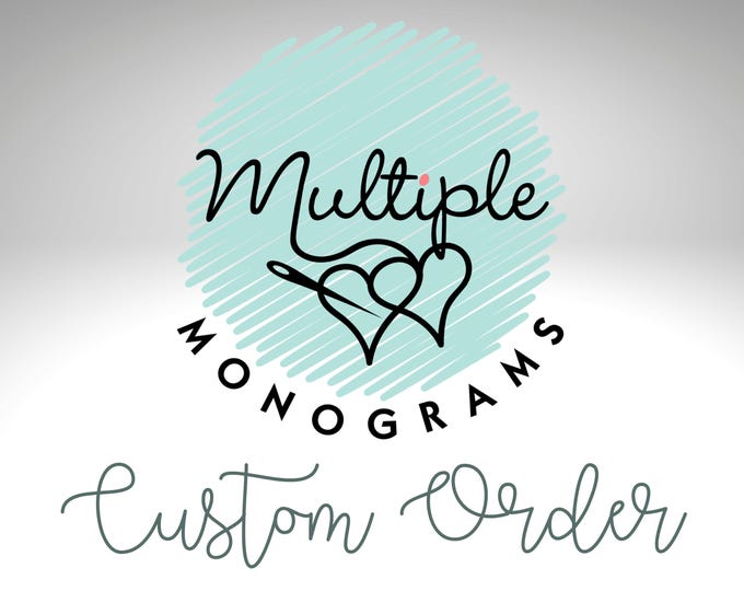 Custom Order for Mandy