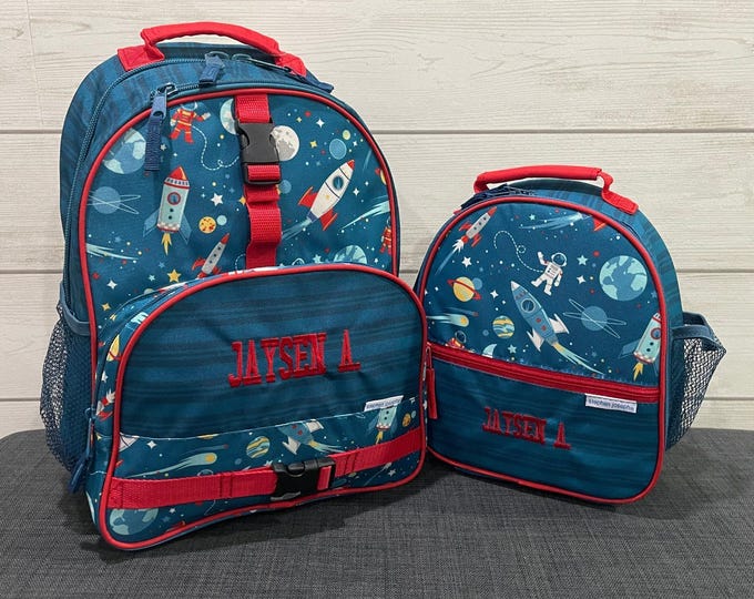 Children's Backpack and Lunchbox: Embroidery Personalization