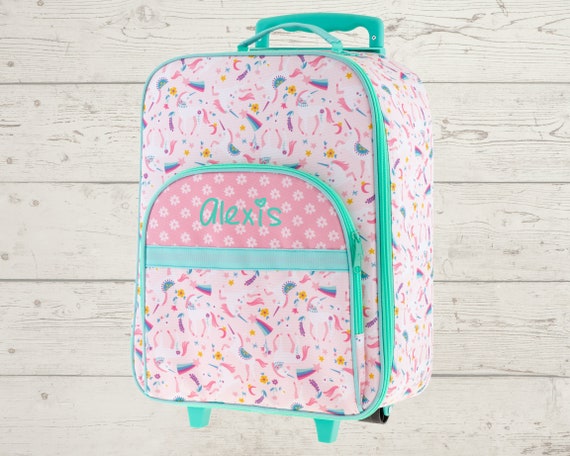 Children's All Over Print Rolling Luggage FREE Embroidery Personalization