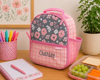 Personalized Childrens Lunchbox with Embroidery Personalization - Lunchbox for Kids