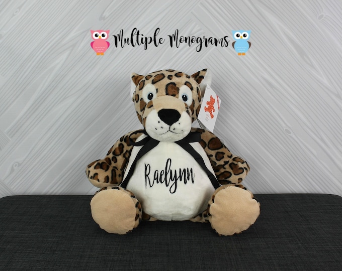 Personalized Stuffed Animal: Embroidered Keepsake Gift