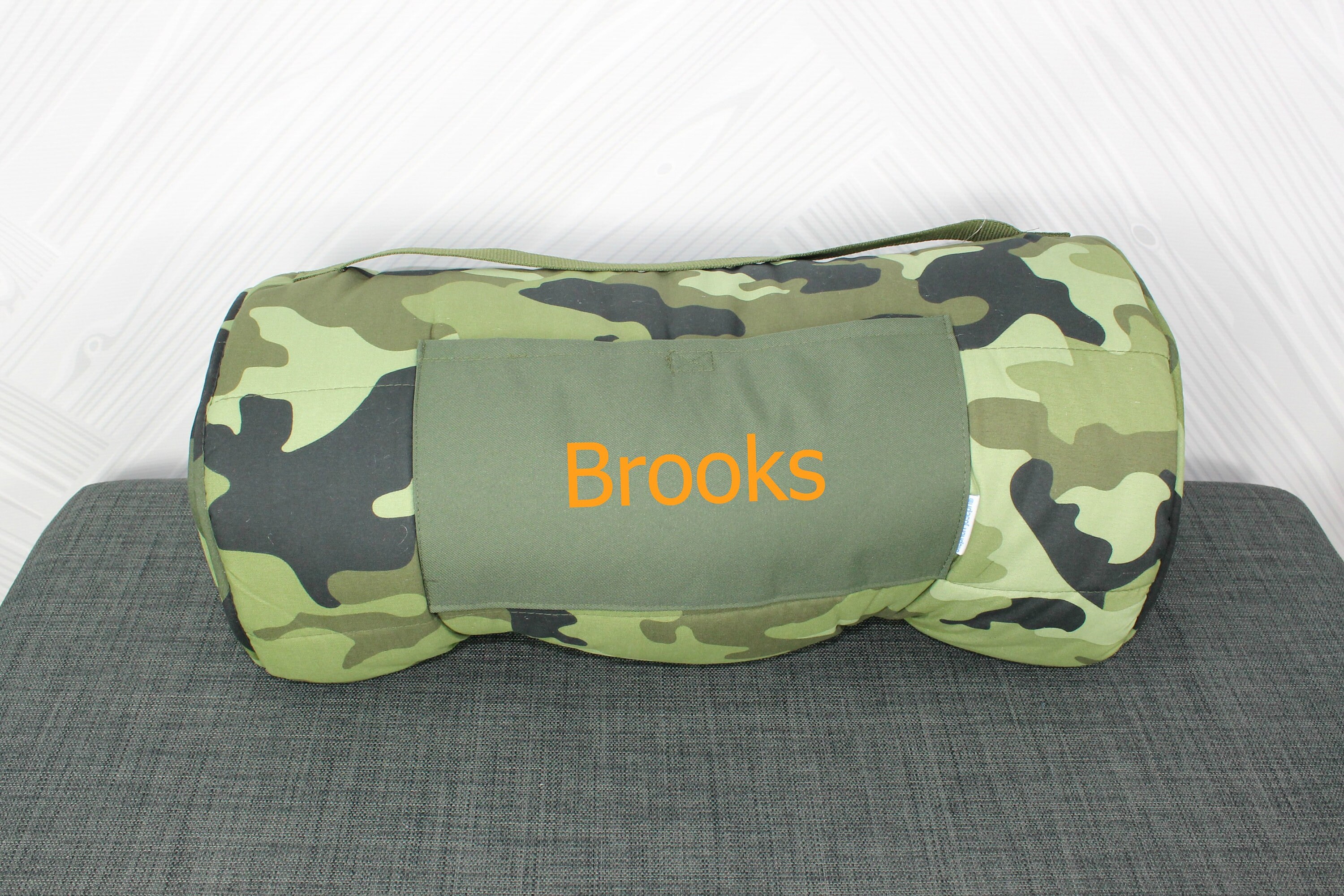 Stephen Joseph Camo Nap Mat With Pillow And Blanket Attached Free
