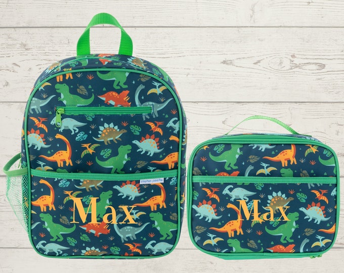 Junior Backpack and Lunchbox Set with Embroidery Personalization