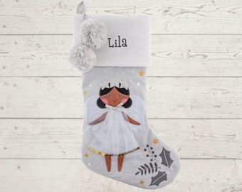 Personalized Christmas Stocking with name embroidered