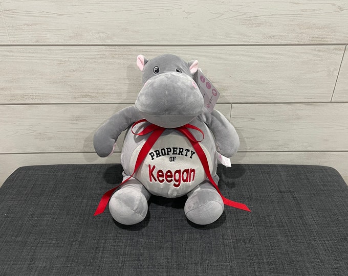 Personalized Stuffed Animal: Embroidered Keepsake Gift