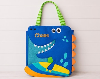 Children's Beach Bag and Sand Toys with Embroidery Personalization