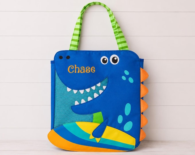 Children's Beach Bag and Sand Toys with Embroidery Personalization
