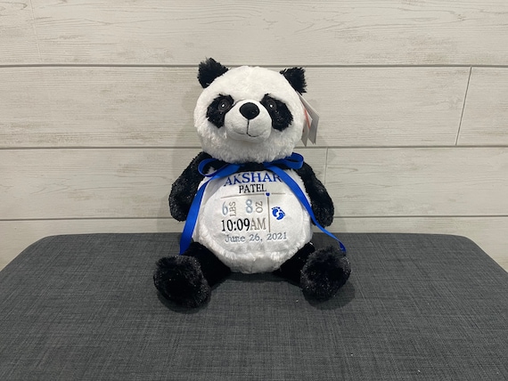 Personalized Stuffed Animal - Perfect Gift for Baby Showers Baptisms Adoptions Birthdays - Unique and One-of-a-kind Keepsake