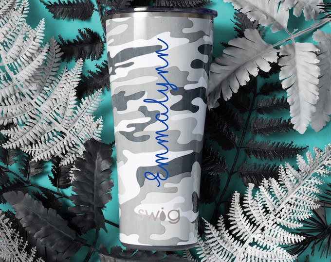 Swig 32 oz Stainless Steel Tumbler - Lid and Straw Included
