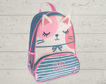 Personalized Kids Backpack: Embroidered Childrens School Bag