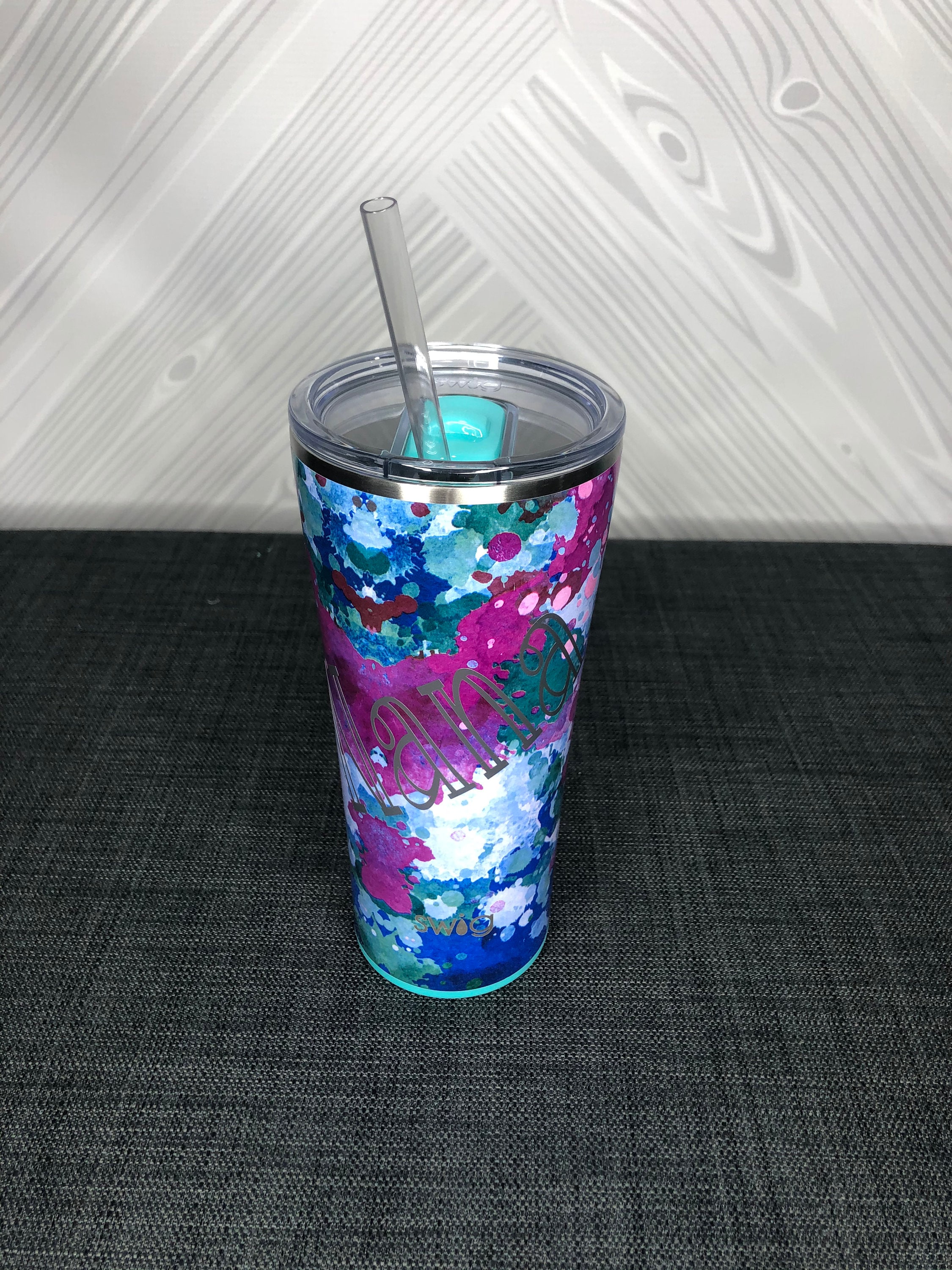 Swig Island Bloom 18 oz. Travel Mug