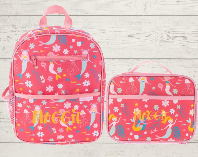 Junior Backpack and Lunchbox Set with Embroidery Personalization