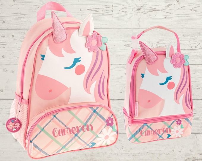 Children's Sidekick Backpack and Lunchpal Set: Embroidery Personalization