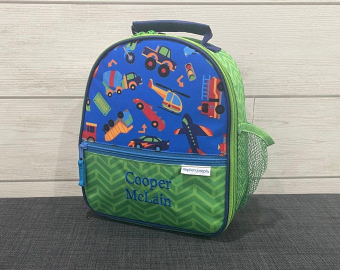 Personalized Childrens Lunchbox with Embroidery Personalization - Lunchbox for Kids