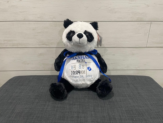 Personalized Stuffed Animal - Perfect Gift for Baby Showers Baptisms Adoptions Birthdays - Unique and One-of-a-kind Keepsake