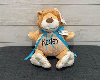 Personalized Stuffed Animal: Embroidered Keepsake Gift