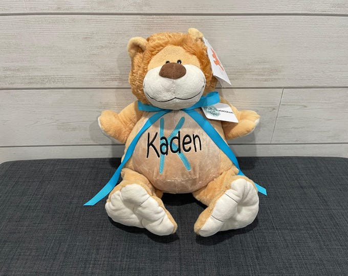 Personalized Stuffed Animal: Embroidered Keepsake Gift