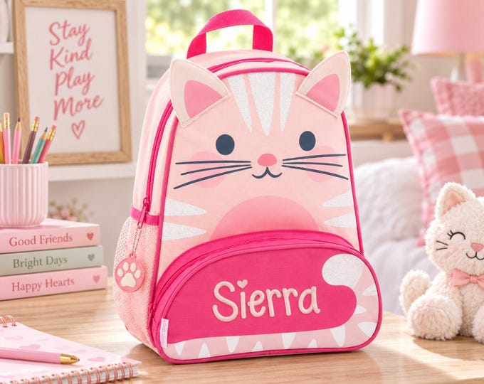 Personalized Kids Backpack: Embroidered Childrens School Bag
