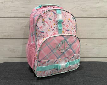 Personalized Kids Backpack: Embroidered School Travel Bag