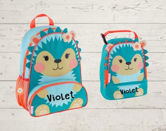Children's Sidekick Backpack and Lunchpal Set: Embroidery Personalization 
