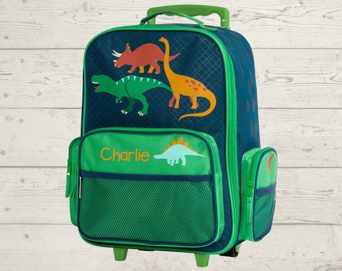 Children's Rolling Luggage: Carry-On Size, Embroidery Personalization