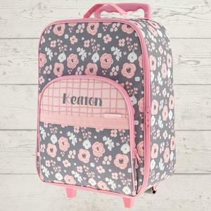 Children's All Over Print Rolling Luggage FREE Embroidery Personalization