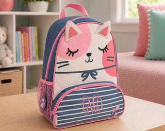 Personalized Kids Backpack: Embroidered Childrens School Bag