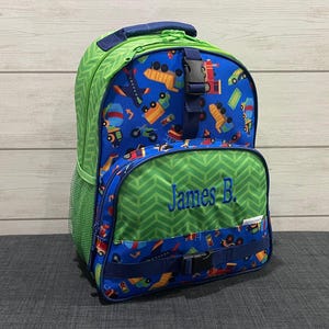 Embroidered Kids Backpack: Personalized School Travel Bag