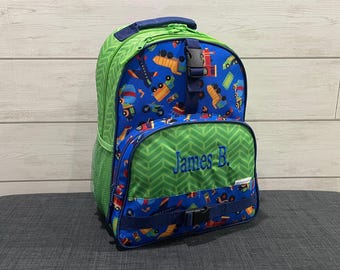 Embroidered Kids Backpack: Personalized School Travel Bag