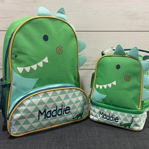 Ensemble sac à dos et déjeuner pour enfants avec broderie personnalisée