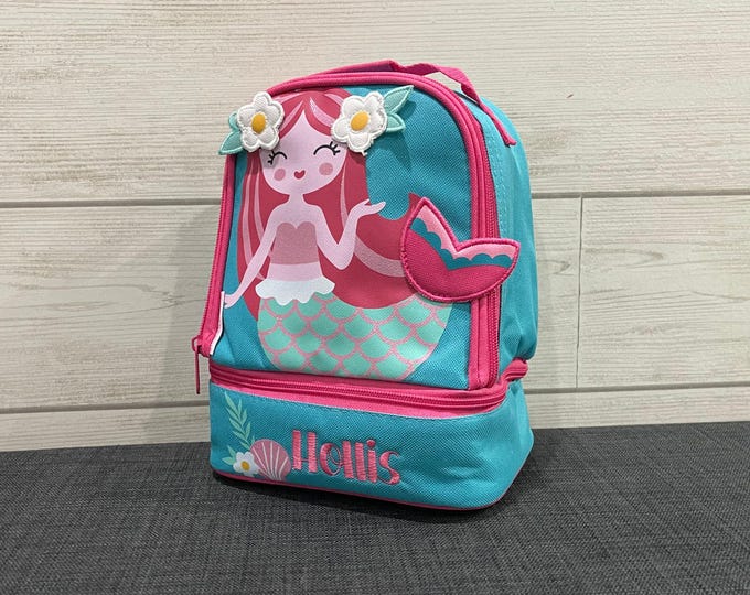 Personalized Childrens Lunchbox with Embroidery Personalization - Lunch Pal for Kids