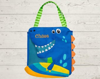 Children's Beach Bag and Sand Toys with Embroidery Personalization