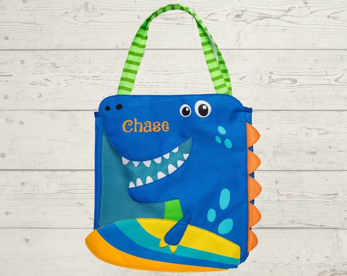 Children's Beach Bag and Sand Toys with Embroidery Personalization