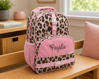 Embroidered Kids Backpack: Personalized School Travel Bag