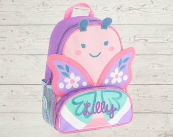 Personalized Kids Backpack with Embroidery: Stephen Joseph School Bag