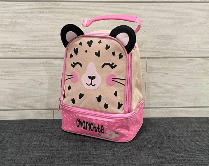 Personalized Childrens Lunchbox with Embroidery Personalization - Lunch Pal for Kids