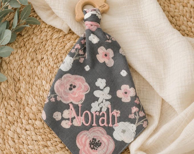 Baby Lovie with Beech Wood Teether - Soft and Soothing for Your Little One - Perfect for Teething Relief