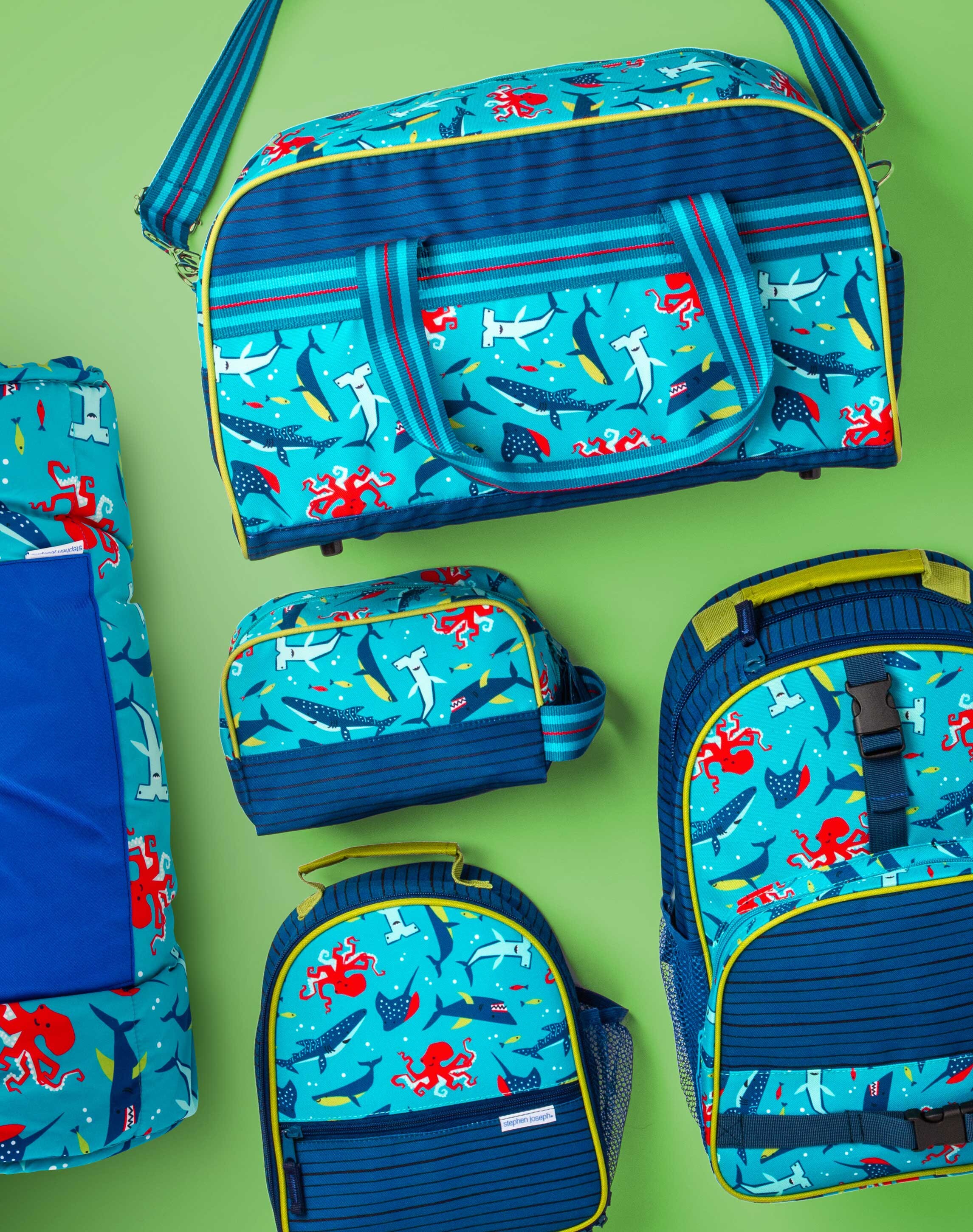 Children's All Over Print Nap Mat, Backpack and Lunchbox Set Stephen