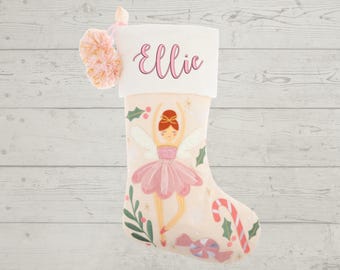 Personalized Christmas Stocking with name embroidered