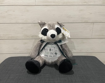 Personalized Stuffed Animal: Embroidered Keepsake Gift