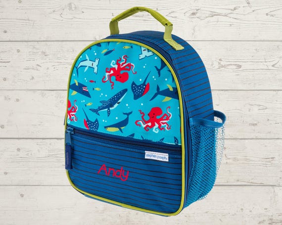 Personalized Childrens Lunchbox with Embroidery Personalization - Lunchbox for Kids
