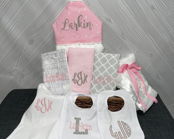 The Fairy Godmother Baby Gift Basket, Custom for boy or girl, baby shower gift, new baby present, monogrammed baby gift basket